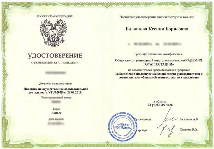 Диплом организации